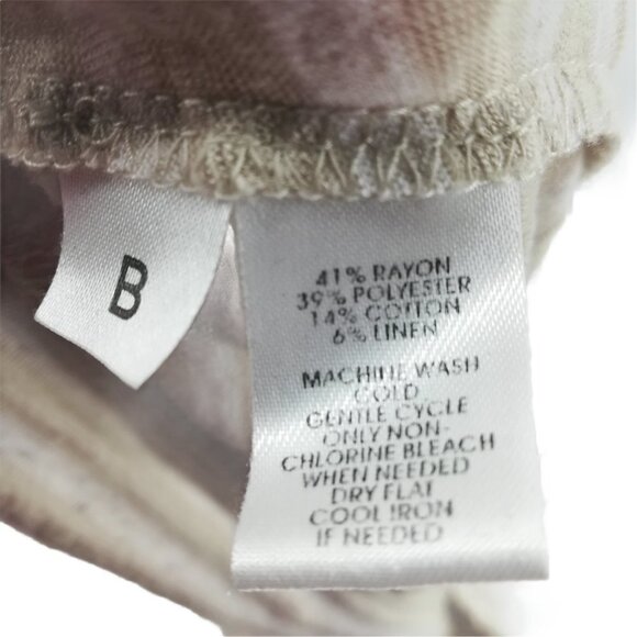 LOFT Beige Striped Long Sleeve Top - Picture 12 of 12